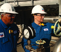 Industrial Mechanic working at refinery