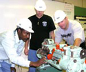 Process Plant Operator working on equipment